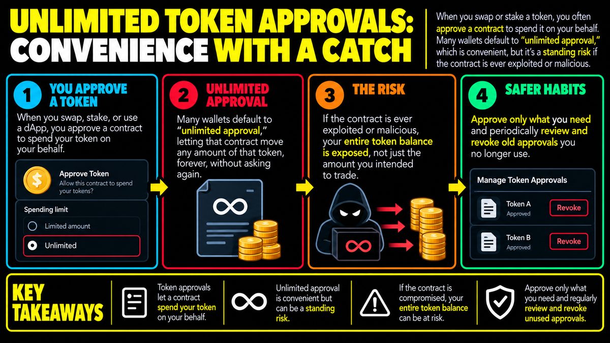 Token Approvals: Why Unlimited Risks Your Wallet
