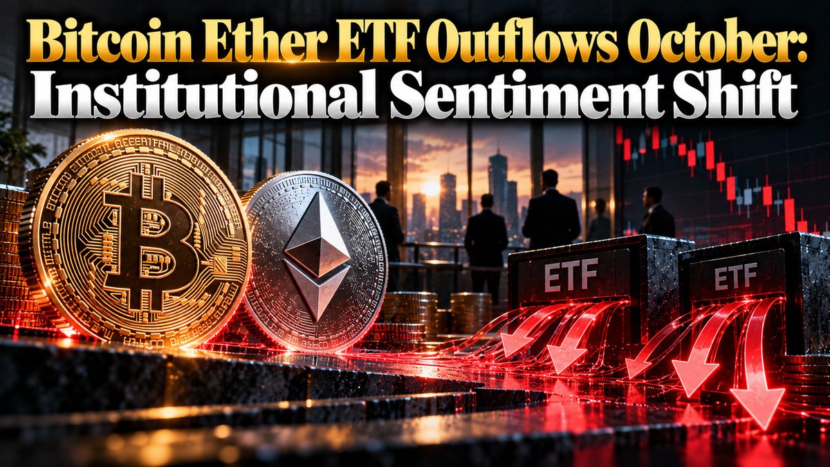 Bitcoin Ether ETF Outflows October: Institutional Sentiment Shift