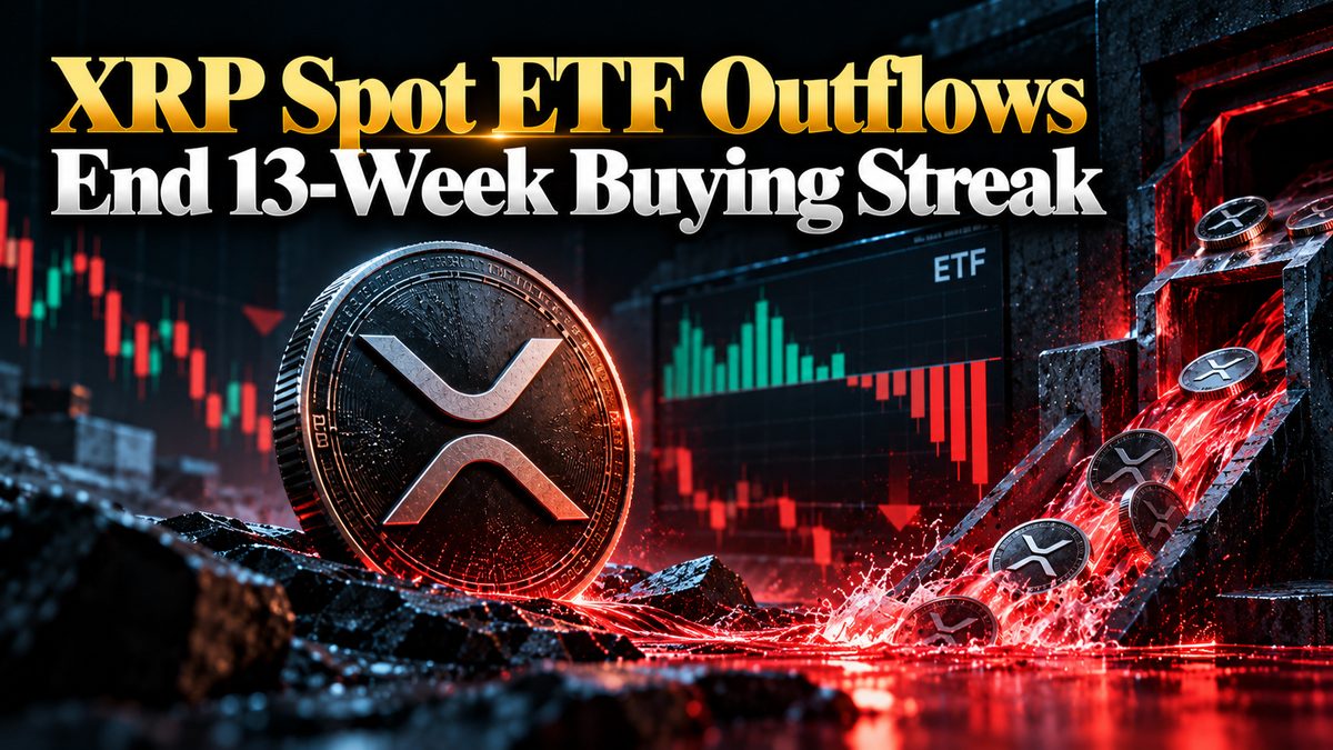 XRP Spot ETF Outflows End 13-Week Buying Streak