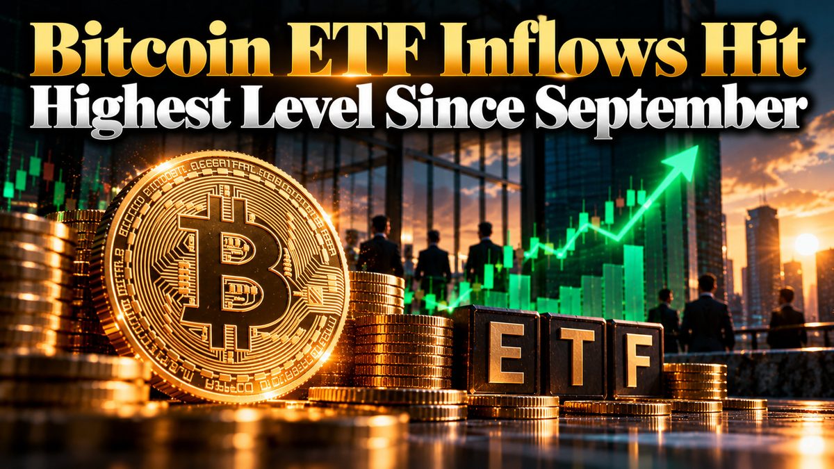 Bitcoin ETF Inflows Hit Highest Level Since September