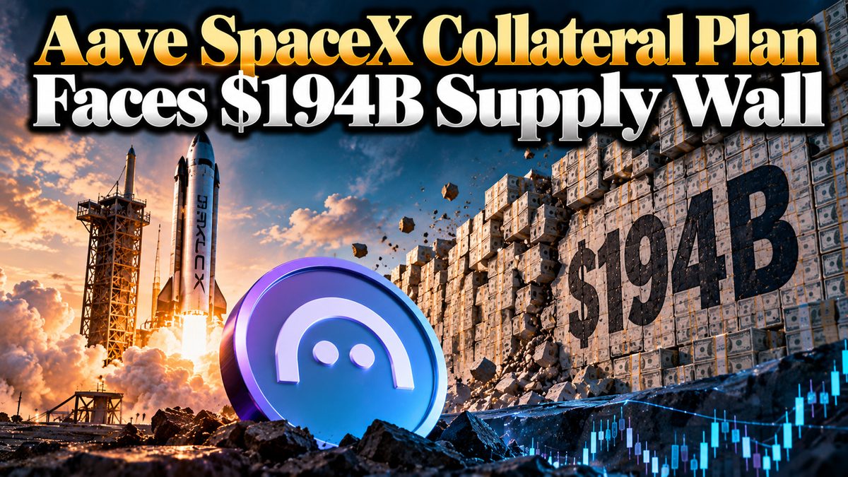 Aave SpaceX Collateral Plan Faces $194B Supply Wall