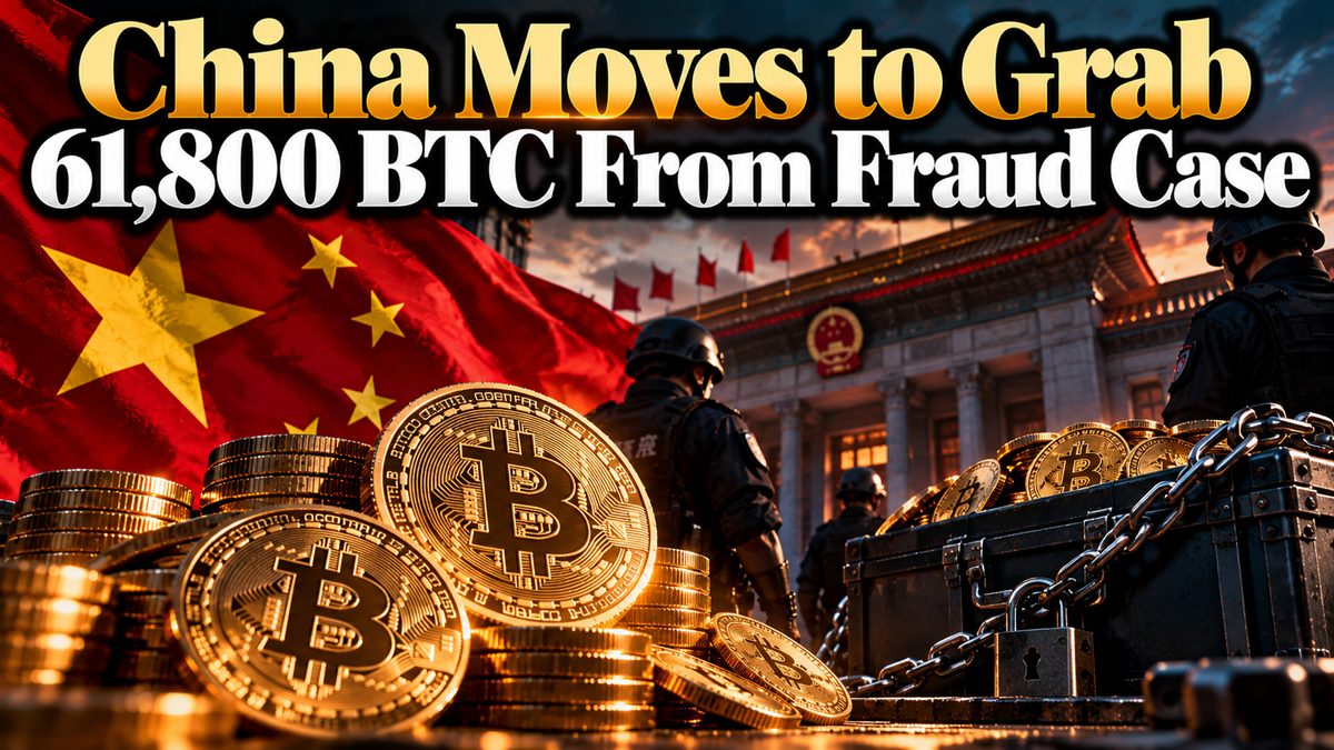 China Moves to Grab 61,800 BTC From Fraud Case