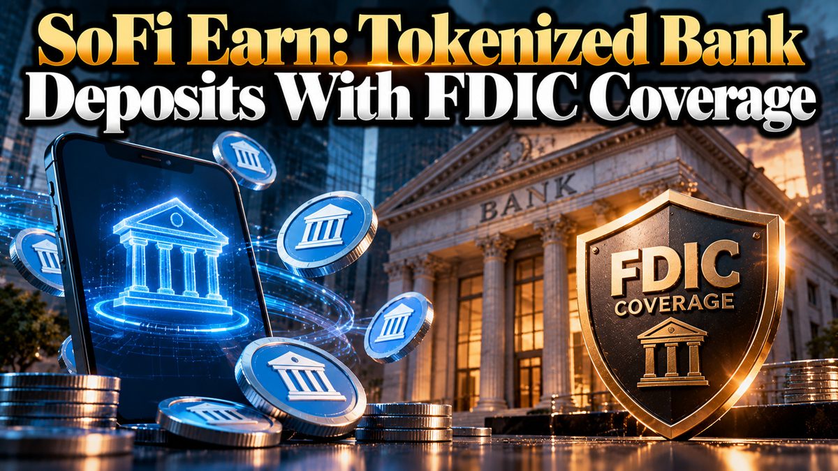 SoFi Earn: Tokenized Bank Deposits With FDIC Coverage